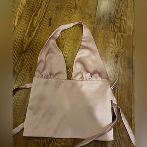Light pink Zara halter top size medium amazing condition